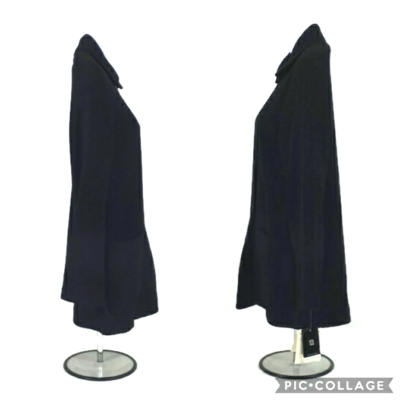 Valerie Stevens Black 3-Button Wool Jacket Blazer Womens 2P Petite - Picture 3 of 8